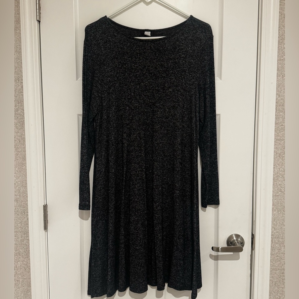 Old Navy Black Long Sleeve Dress